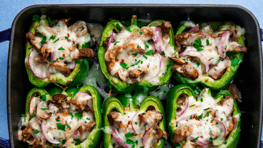 Cheesesteak Stuffed Peppers